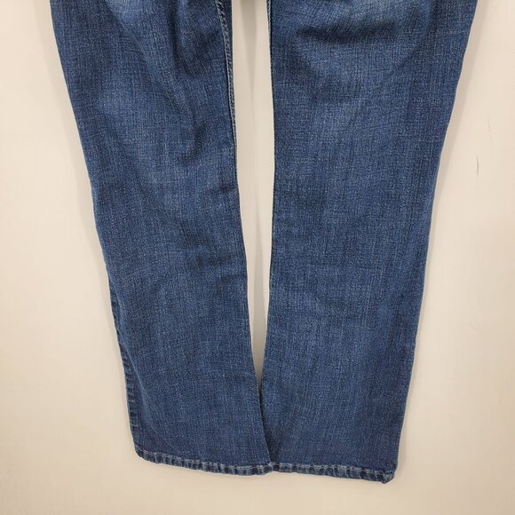 Wrangler Boot Cut Women's Denim Blue Boot Fit Jeans Size 11 x 32 - Picture 7 of 9